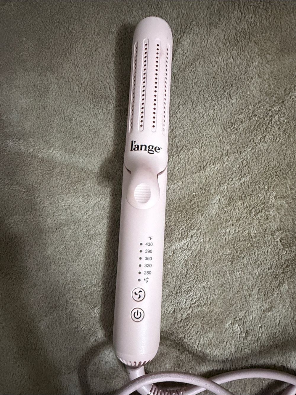 l’ange Pink Hair Straightening & curling Iron